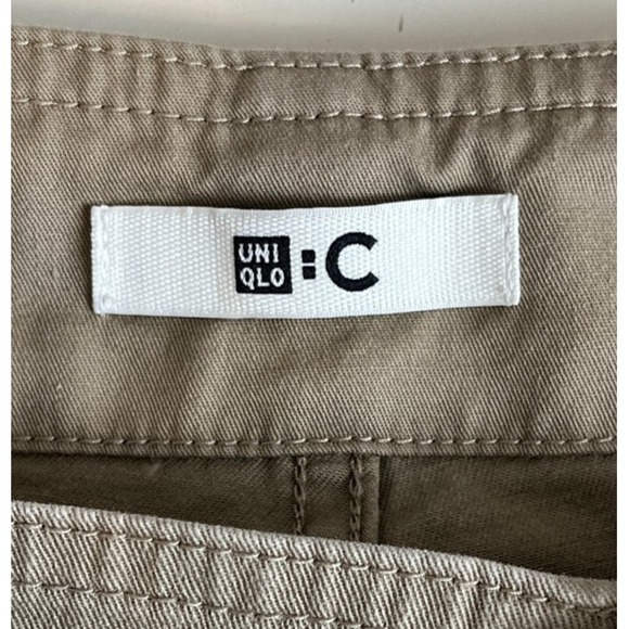 Uniqlo :C Pants Womens‎ Size 4 Clare Waight Keller Barrel Wide Balloon Tan Beige - Picture 2 of 10